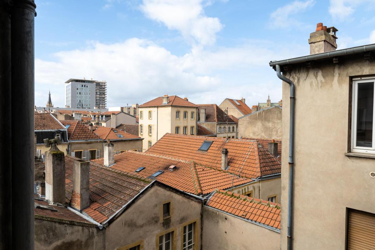 Le Maginot - Superbe Appartement De 75M2 - Deux Chambres - 4 Lits Simple -Position Centrale Centre Ville, Pompidou, Nouvelle Ville - 2 A 4 Personnes Metz Exterior foto